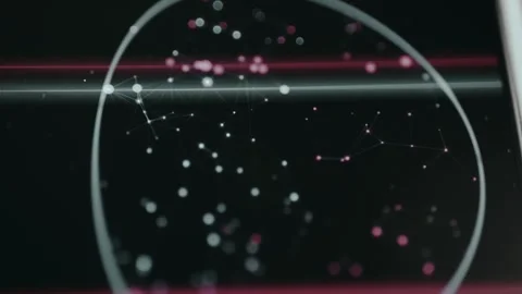 Machine learning network scanning and processing information Stock Footage 332046371