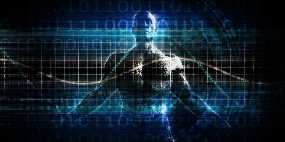 Machine Learning Neural Network Advanced Technology System Stock Illustration