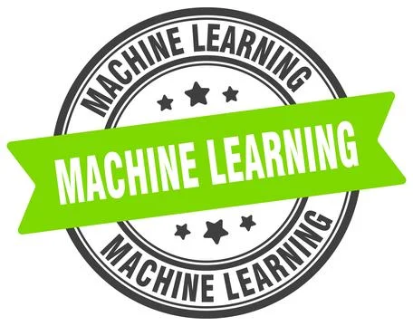 Machine learning stamp. machine learning label on transparent background. r.. Stock Illustration