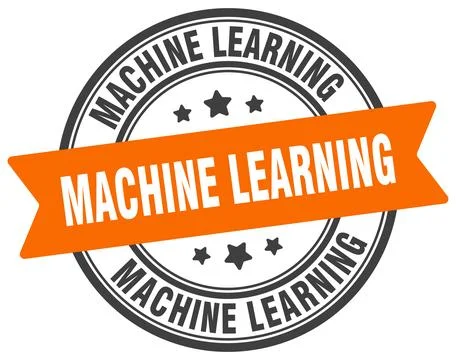 Machine learning stamp. machine learning label on transparent background. r.. Stock Illustration