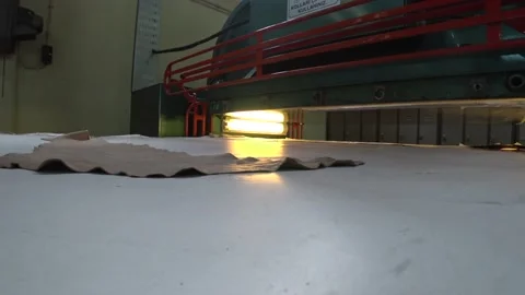 Machine In The Leather Industry Stock Footage 141451602