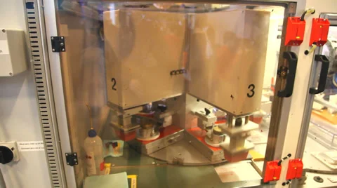 Machine from Lego factory Stockbeeldmateriaal 35189994