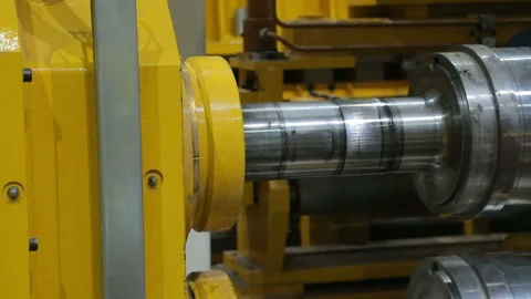 Machine line metal processing factory Stock Footage 103404423