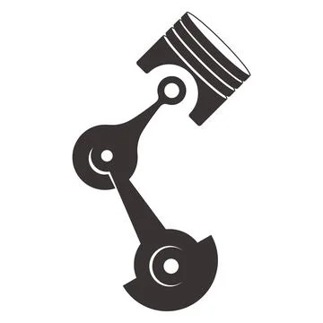 Machine logo vector illustration Stock Illustration