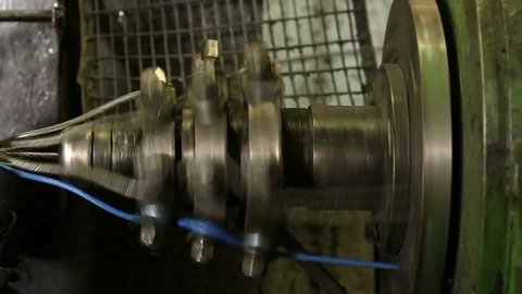 Machine making cable Stock Footage 77048179