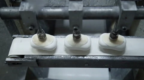 Machine for the Manufacture of Soap.  Stock Footage 67457092