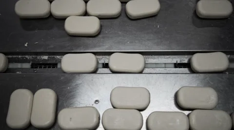 Machine for the Manufacture of Soap.  Stock Footage 67457687
