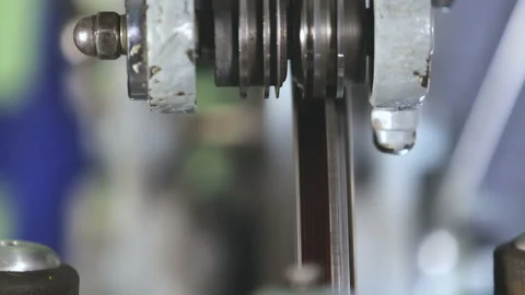 Machine for the manufacture of transformers. Stock Footage 125298444