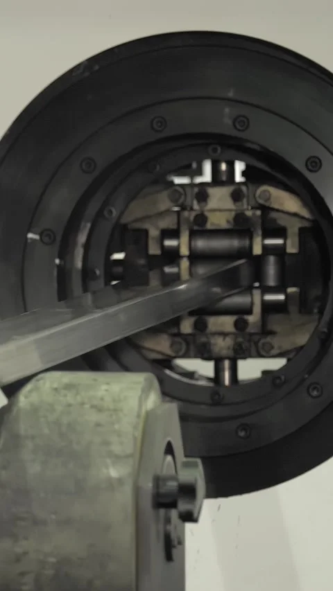 Machine metal cutting. close-up. Laser cutting machine for metal. Metalwork. Video stock 317940707