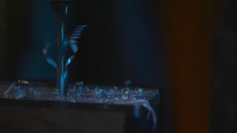 The machine for metal working Stock Footage 120609109