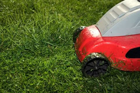 Machine for mowing Stock Photos