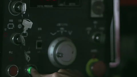 Machine Operation Panel Stock-Footage 161924481