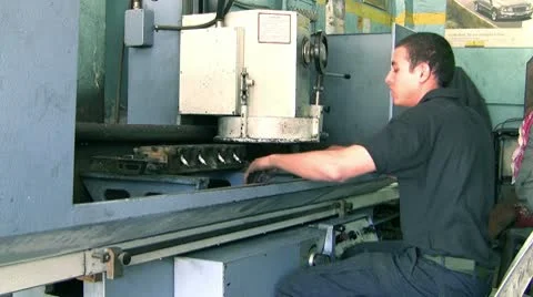 Machine operator Stock Footage 10587330