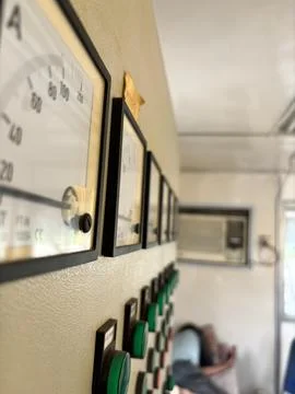 Machine panel Stock Photos