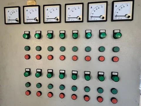 Machine panel Stock Photos