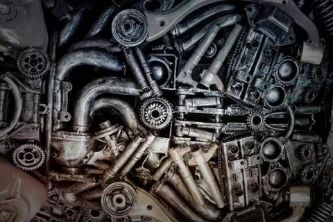 Machine part background Stock Photos