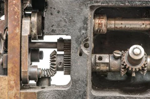 Machine partes mechanism Stock Photos