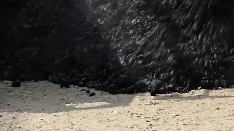 Machine for paving apply asphalt to road. Asphalting. Road work. Close up. Stock Footage 41733609