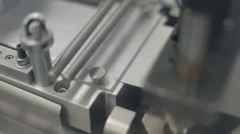 Machine Perforating Pill Packaging Foil Stock Footage 68642561