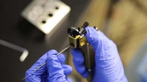 Machine for permanent make up Stock Footage