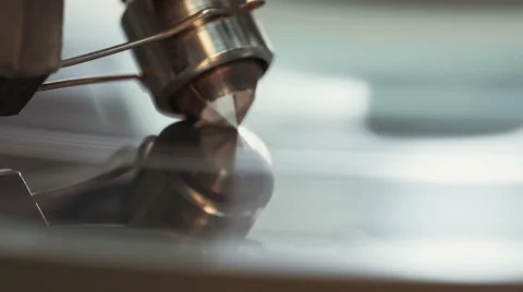 Machine polishing a large diamond Stock Footage 65257540