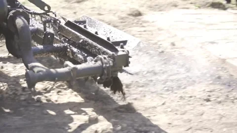 Machine pours bitumen on the road Stock Footage 300867153