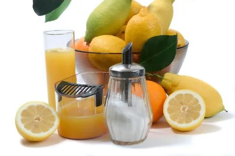 Machine for pressing citrus Stock Photos