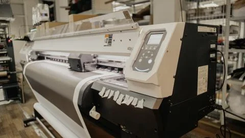 Machine for printing on clothing Stock Photos