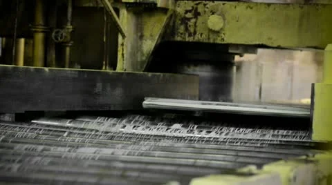 Machine for the production of steel Video stock 10773790