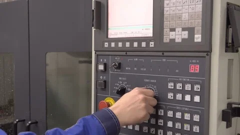 Machine with program control Stock Footage 80241503
