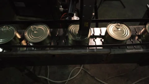 A machine that puts the date of manufacture on the container Stock Footage 251853083