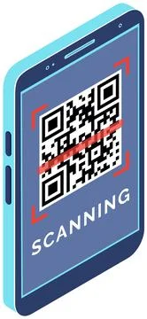 Machine-readable optical mark containing information about the object to which Stockillustratie