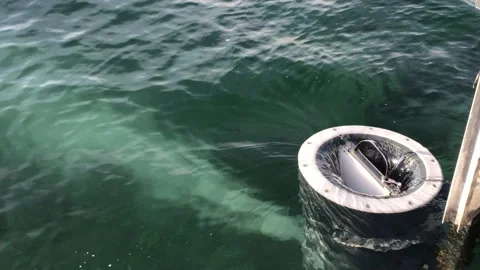Machine that reduces marine pollution Stock Footage 146045904