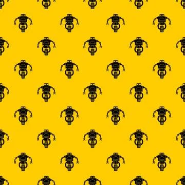 Machine robot pattern 스톡 일러스트