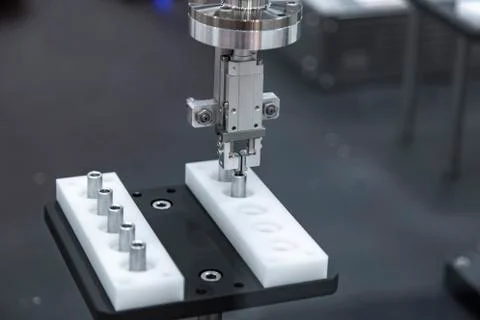 Machine robot working Foto stock