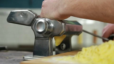 Machine for rolling pasta Stock Footage 150181935