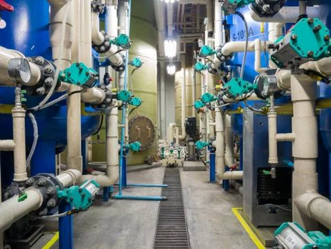 Machine room Stock Photos