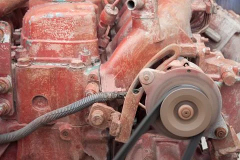 Machine is running. Stock Photos