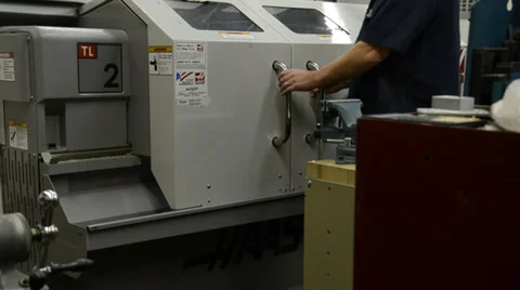 Machine shop Video stock 31814478