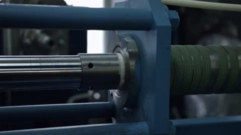 The machine sliding movement of the plug in a pipe. Stock Footage 154697772