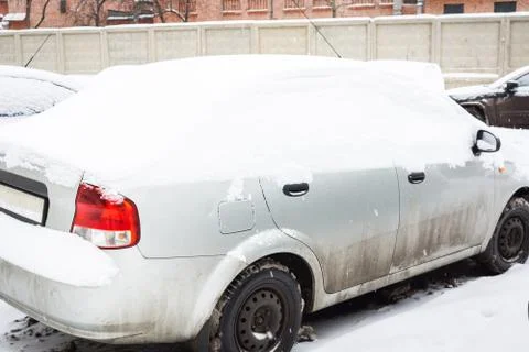 Machine snow mud Stock Photos