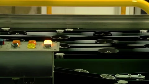 Machine Sorting Mail Automatically in Postal Processing Center Stock Footage 154876391