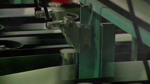 Machine Sorting Mail Automatically in Postal Processing Center - Close Up - 4K Stock Footage 223377866