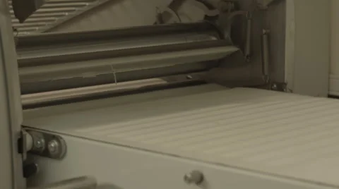 Machine stretch dough Stock Footage 42756186