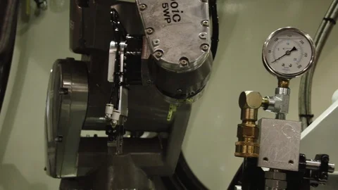 Machine temperature gauge 2 Stock Footage 91841744