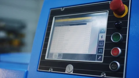 Machine terminal error messages 4 K ProRes Footage Stockbeeldmateriaal 119430970