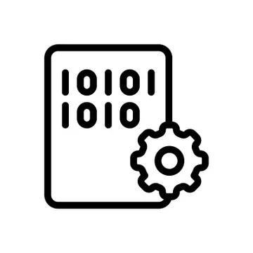 Machine thin line icon  Stock-Illustration