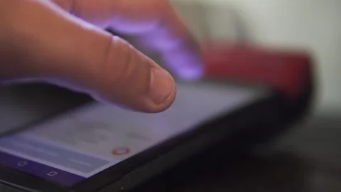 Machine ticket e commerce ticket sales pedidosya pedidos ya Vídeos de archivo 246568830