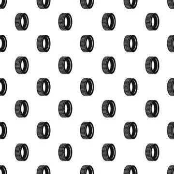 Machine tire pattern seamless vector Stockillustratie