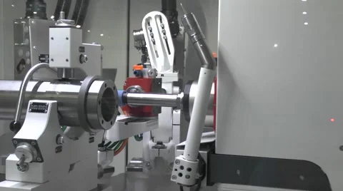 Machine tool for processing metal Stock Footage 50553135